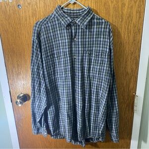 Carhartt Casual Button Down Shirt in Blue and Green